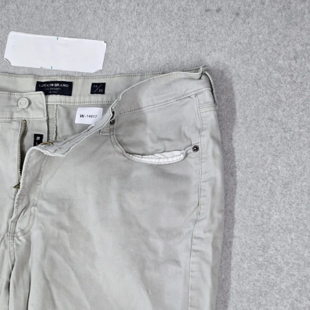 Lucky Brand Men Jeans 38x30 Gray 410 Athletic Straight Stretch 29